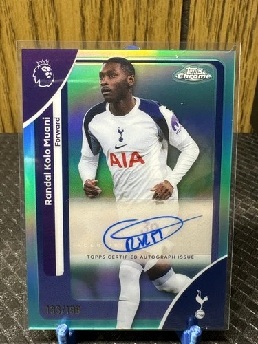 Randal Kolo Muani 2025 Topps Cromo Premier League Aqua /199