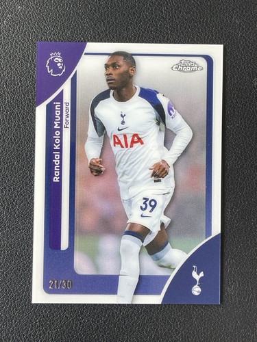 Randal Kolo Muani 2026 Topps Cromo Premier League Pearl Refractor /30
