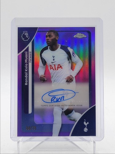 Randal Kolo Muani 2026 Topps Cromo Premier League Purple /75