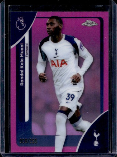 Randal Kolo Muani 2026 Topps Cromo Premier League Rosa Refractor /250