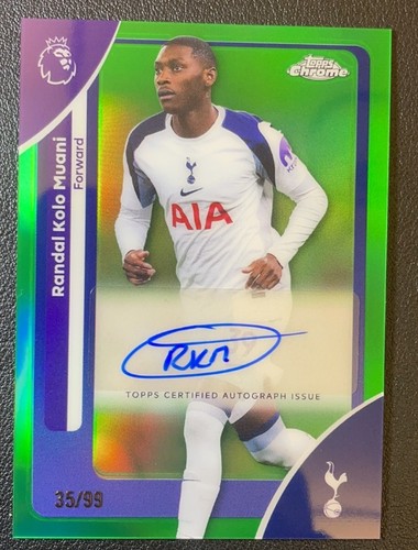 Randal Kolo Muani 2025 Topps Cromo Premier League Verde /99