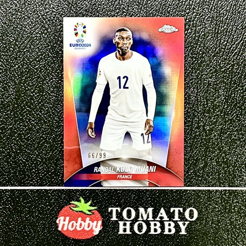 Randal Kolo Muani 2024 Topps Cromo UEFA Euro 2024 Color Partido Refractor /99