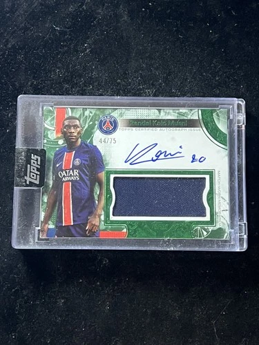 Randal Kolo Muani 2024 Topps Exhibition Terre Verte Green /75