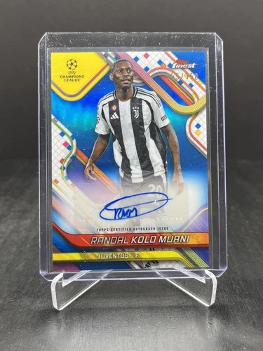 Randal Kolo Muani 2024 Topps Finest Blue /150