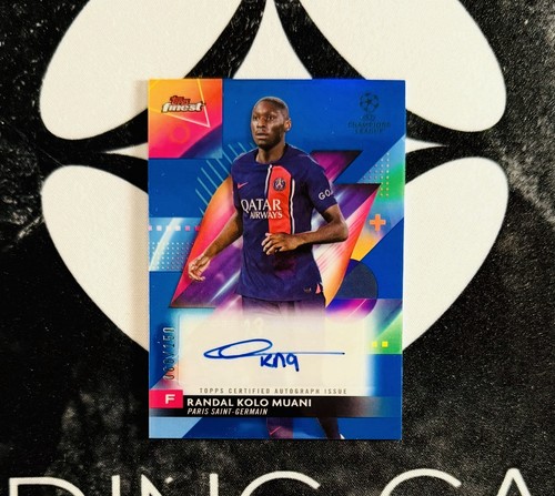 Randal Kolo Muani 2023 Topps Finest Blue /150