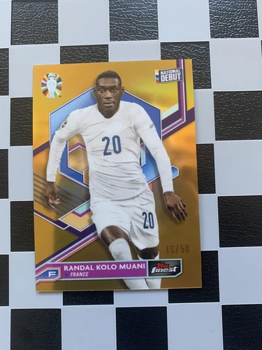 Randal Kolo Muani 2023 Topps Finest Gold /50