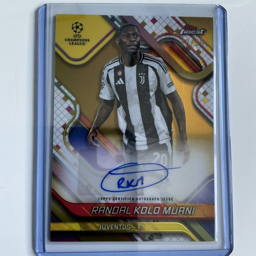 Randal Kolo Muani 2024 Topps Finest Gold /50