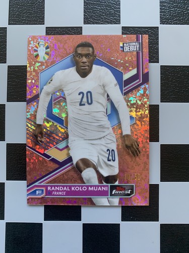 Randal Kolo Muani 2023 Topps Finest Gold Diamond /50