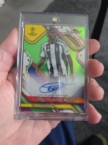 Randal Kolo Muani 2024 Topps Finest Green /99