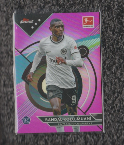 Randal Kolo Muani 2022 Topps Finest Pink Refractor /300