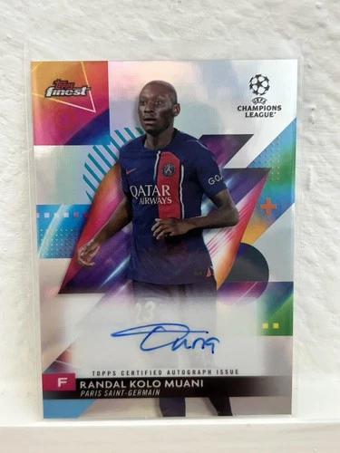 Randal Kolo Muani 2023 Topps Finest Refractor