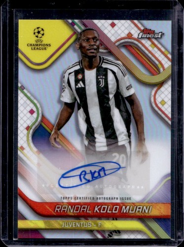 Randal Kolo Muani 2024 Topps Finest UEFA