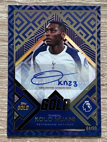 Randal Kolo Muani 2025 Topps Gold Premier League Gold /99