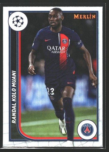 Randal Kolo-Muani 2023 Panini Merlin Chrome UEFA Refractor