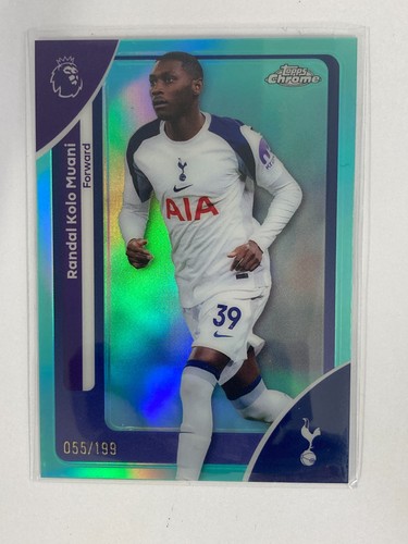 Randal Kolo Muani 2026 Topps Premier League Chrome Aqua /199
