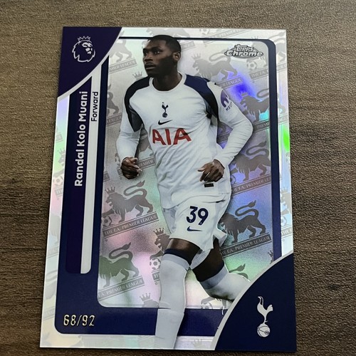 Randal Kolo Muani 2025 Topps Premier League Chrome Logofractor /92