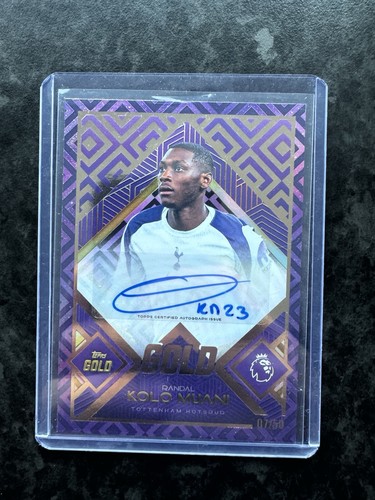 Randal Kolo Muani 2025 Topps Premier League Gold /50