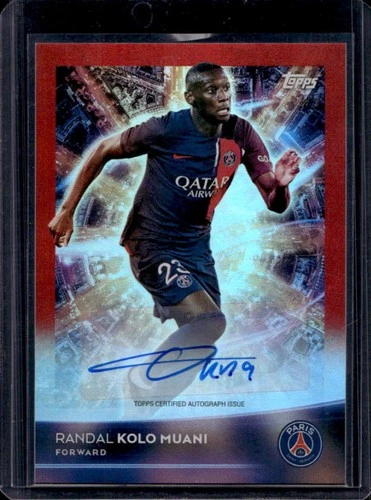 Randal Kolo Muani 2023 Topps PSG Team Set Red /5