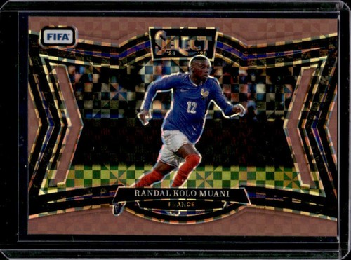 Randal Kolo Muani 2024 Panini Select FIFA Bronze Checker /75