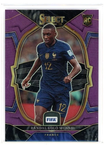 Randal Kolo Muani 2022 Panini Select FIFA Purple Prizm /75