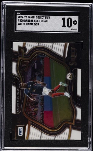 Randal Kolo Muani 2022 Panini Select FIFA White Prizm /20
