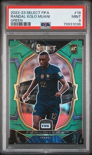 Randal Kolo Muani 2022 Panini Select Green Prizm /5