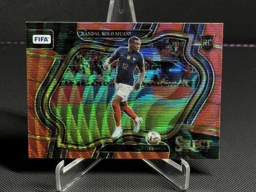 Randal Kolo Muani 2022 Panini Select Red Wave