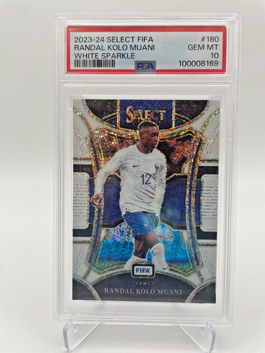 Randal Kolo Muani 2023 Panini Select White Sparkle Prizm #180