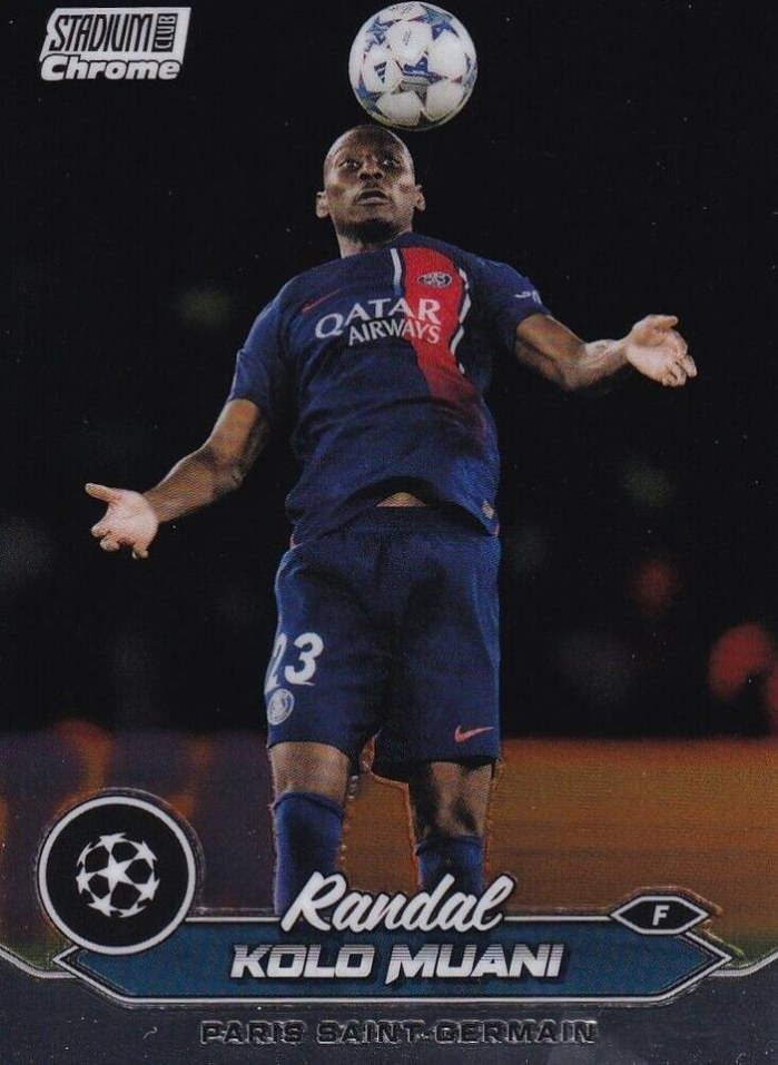 Randal Kolo Muani 2023 Topps Stadium Club Chrome UEFA Champions League