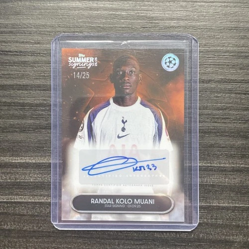Randal Kolo Muani 2025 Topps Summer Signings /25