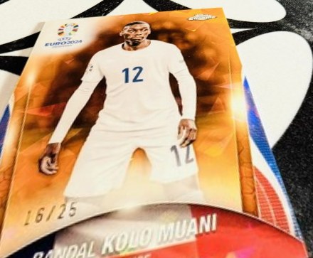Randal Kolo Muani 2024 Topps Chrome UEFA EURO