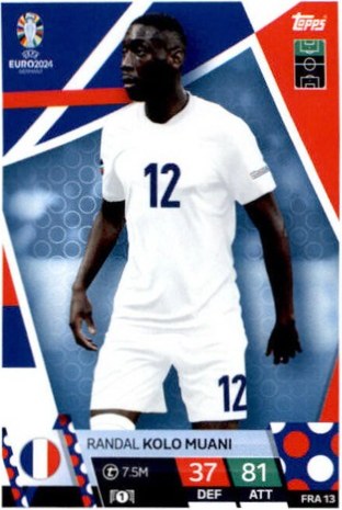 Randal Kolo Muani 2024 Topps Match Attax UEFA EURO