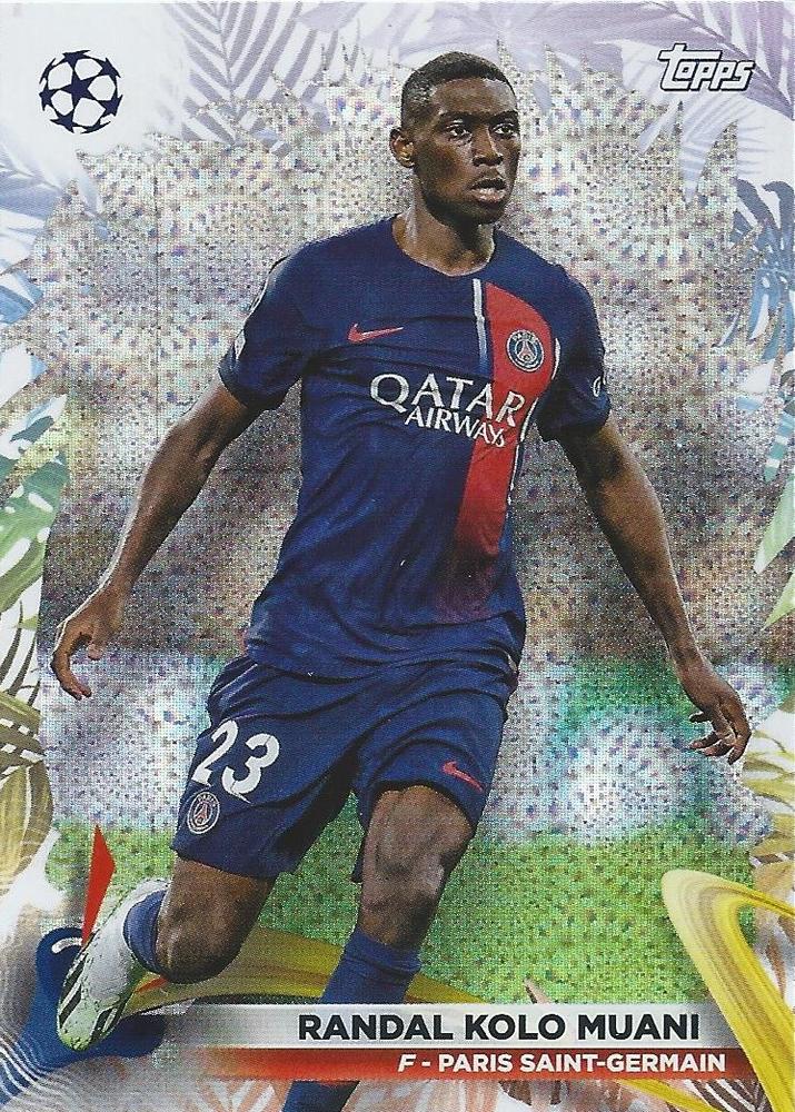 Randal Kolo Muani 2023 Topps UEFA Club Competitions Carnaval Edition