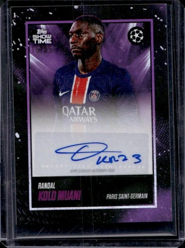 Randal Kolo Muani 2024 Topps UEFA Club Competitions Purple /25