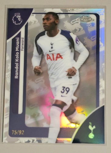 Randall Kolo Muani 2025 Topps Cromo Premier League Logofractor /92