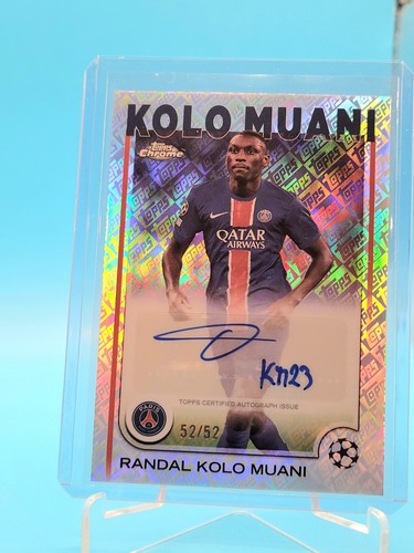 Randall Kolo Muani 2024 Topps Cromo UCC Toppsfractor /52