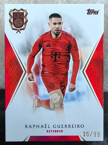Raphael Guerreiro 2025 Topps 125 Jahre FC Bayern München /99