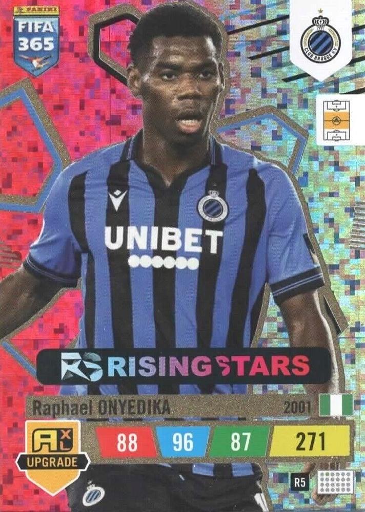 Raphael Onyedika 2023 Panini Adrenalyn XL FIFA 365 Upgrade