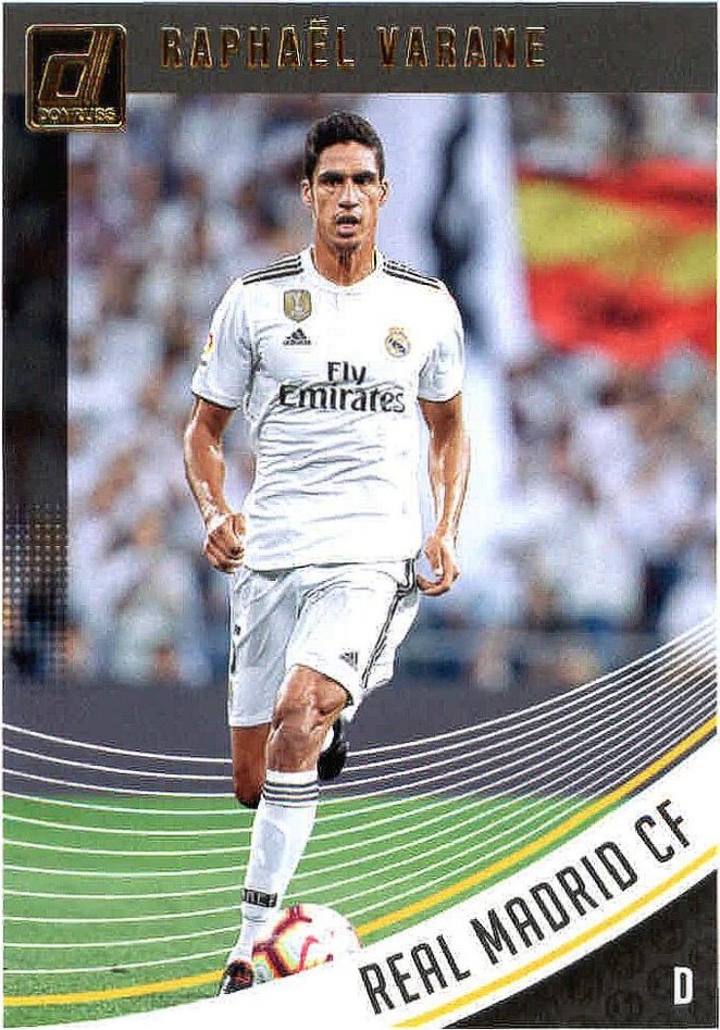 Raphael Varane 2018 Panini Donruss Soccer 30