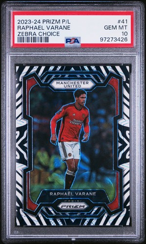 Raphael Varane 2023 Panini Prizm Zebra /15