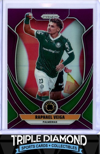 Raphael Veiga 2025 Panini Prizm Club World Cup Purple Prizm /125