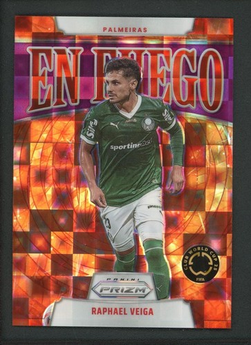 Raphael Veiga 2025 Panini Prizm En Fuego /49