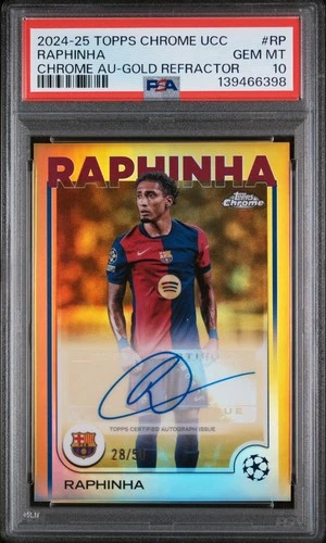 Raphinha 2024 Topps Chrome /50