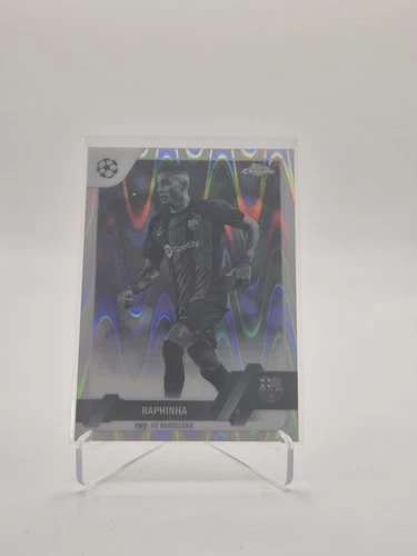 Raphinha 2022 Topps Chrome Black White Wave