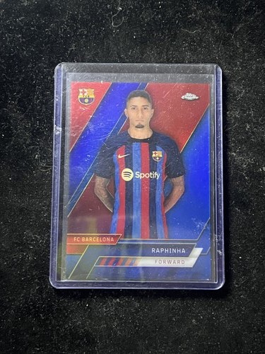 Raphinha 2022 Topps Chrome Blue /75