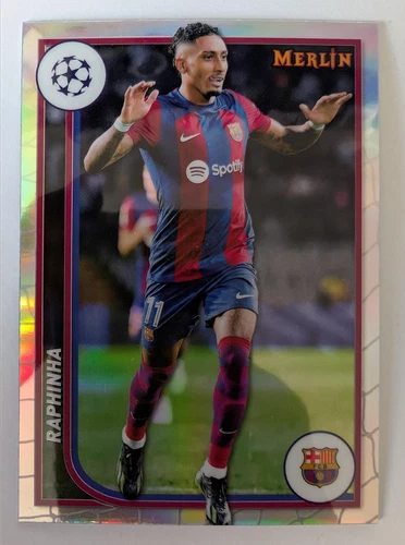 Raphinha 2024 Topps Chrome Merlin Refractor #35