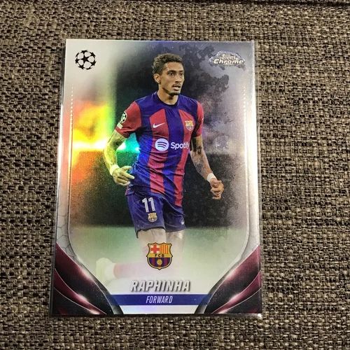 Raphinha 2023 Topps Chrome Refractor