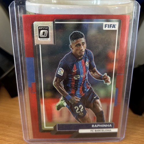Raphinha 2022 Panini Donruss Optic FIFA Red Prizm /165