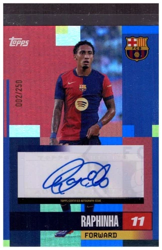 Raphinha 2024 Topps FC Barcelona /250