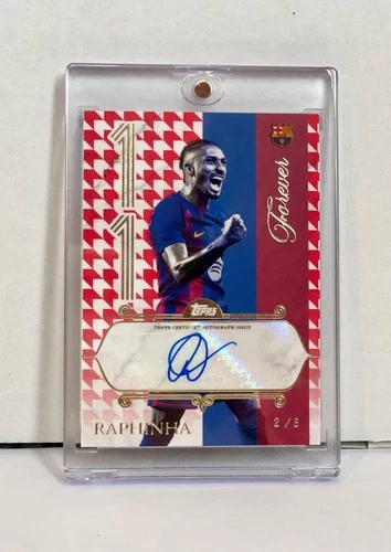 Raphinha 2025 Topps FC Barcelona Forever /5
